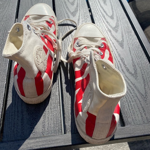 White High Top Converse - Picture 6 of 8